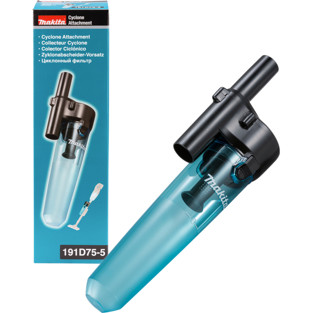 Makita 191D75-5 Black Cyclone Attachment for DCL180Z/DCL180ZW (Attachment) | Makita by KHM Megatools Corp. Makita 191D75-5 Black Cyclone Attachment for DCL180Z/DCL180ZW (Attachment) | Makita by KHM Megatools Corp.